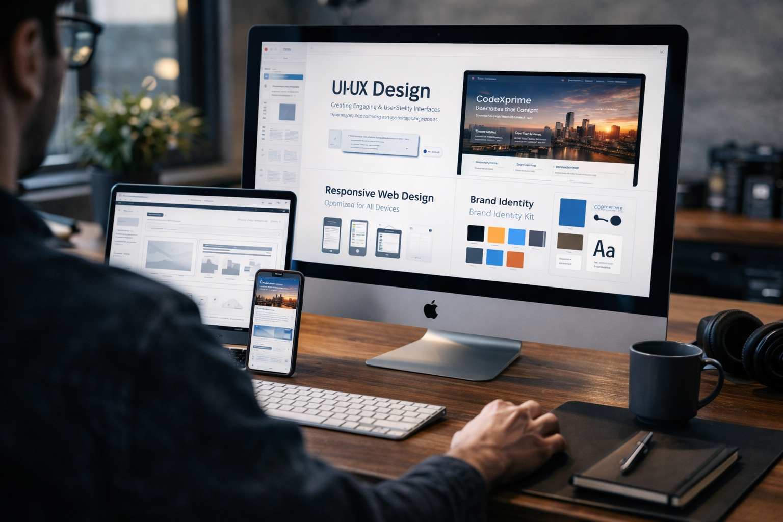 CodeXprime web design services 