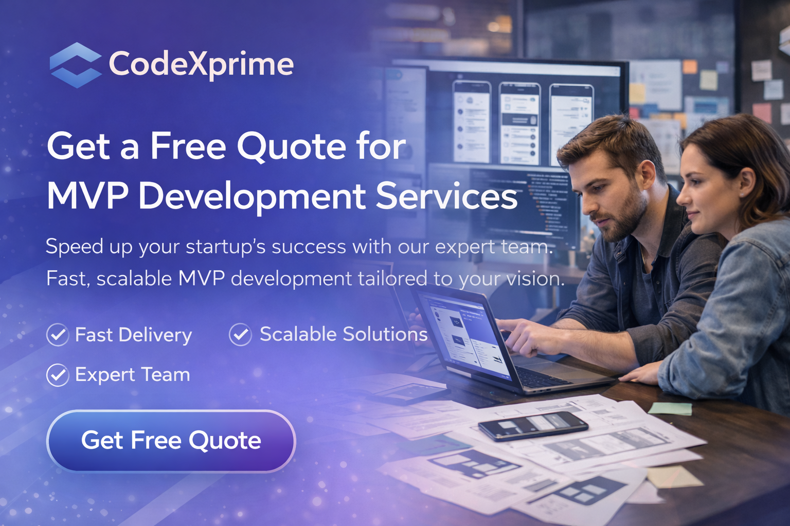 MVP development services from CodeXprime