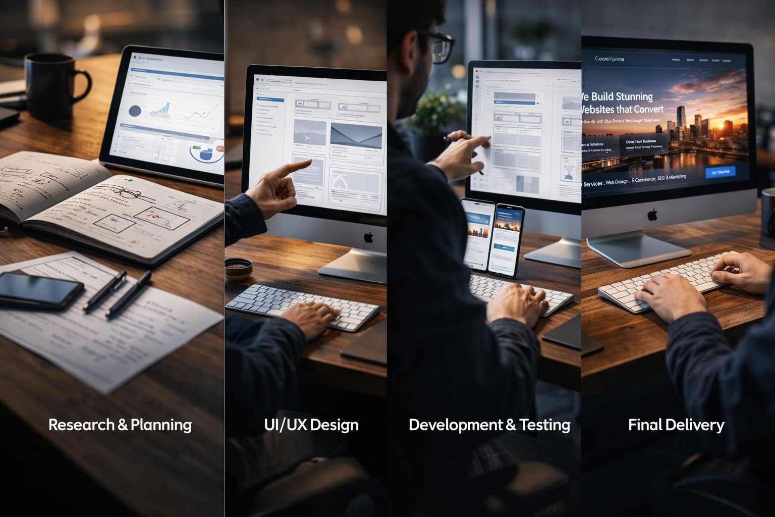 Web design services offered by CodeXprime